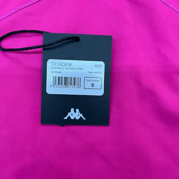 NWT Kontroll by kappa 2 piece matching set activewear shirt & Trouser pant top t - Picture 4 of 10